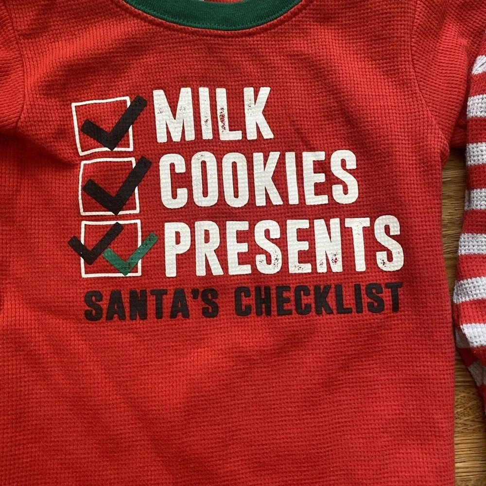 Carter's Santa's Checklist Pajamas Size‎ 2t